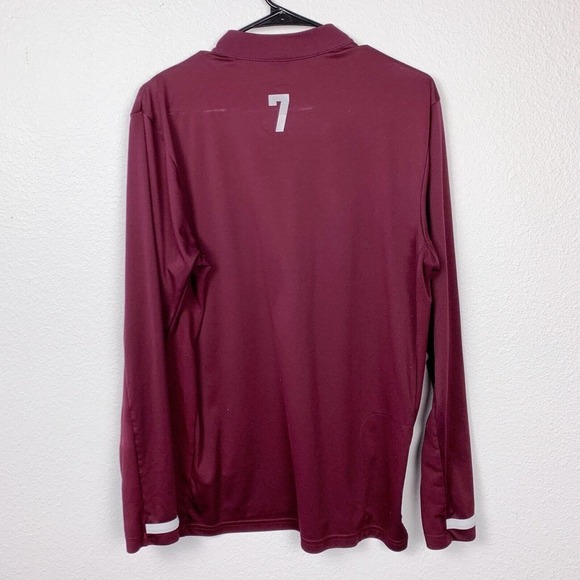 Adidas Winthrop 1975 Soccer #7 Quarter Zip Long Sleeve Shirt Mens Size Medium - Picture 6 of 6